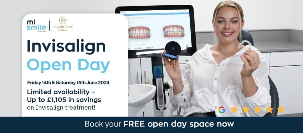 Invisalign Open Day at Bespoke Dental Fulham 14 - 15th June 2024